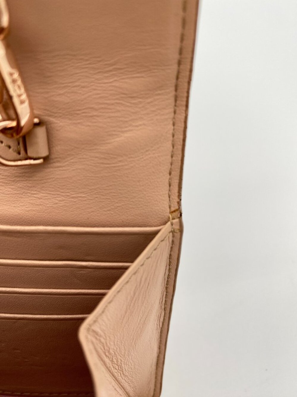 MCM Patricia Studded Visetos Wallet on Chain Rose Gold WOC 💗 Piper - Picture 9 of 14